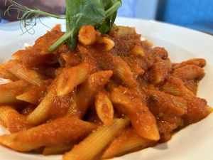 Penne pomodoro   at Fabio's in Chester-le-street