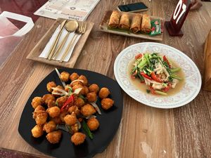 The Salt & Chill Tofu – so crispy, so spicy, so tasty! at Good Karma Waroeng in Kintamani