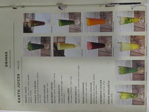 Menu 1 at The Ganga Cafe - Mont Kiara in Kuala Lumpur