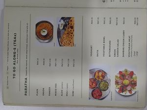 Menu 13 at The Ganga Cafe - Mont Kiara in Kuala Lumpur