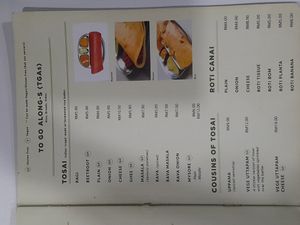 Menu 14 at The Ganga Cafe - Mont Kiara in Kuala Lumpur