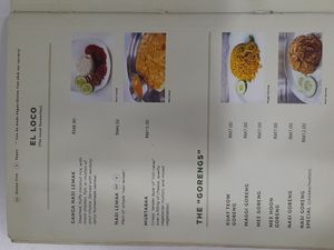 Menu 15 at The Ganga Cafe - Mont Kiara in Kuala Lumpur