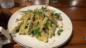DON’T MISS THIS OKRA!  at Yen Vegan Restaurant & Bar in Sapa