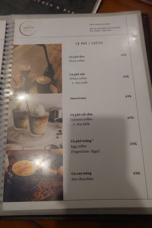 Menu 13 at Yen Vegan Restaurant & Bar in Sapa