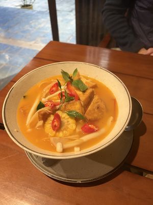Tomyum soup   at Yen Vegan Restaurant & Bar in Sapa