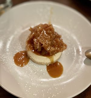 Caramel apple cheesecake   at Tree House in St Louis