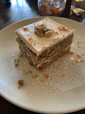 Carrot cake  at Tree House in St Louis