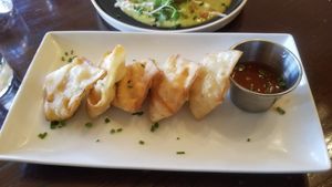 Crab rangoon at Tree House in St Louis