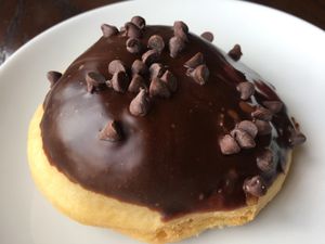 Chocolate Chocolate vegan donut-Wow!! at Tree House in St Louis