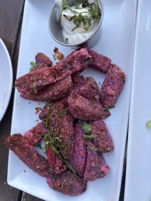 beet fries!  at Tree House in St Louis