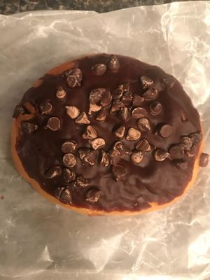 Vegan chocolate donut at Tree House in St Louis