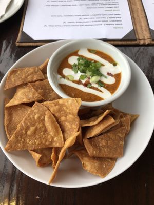 Chorizo nachos VEGAN & delicious  at Tree House in St Louis