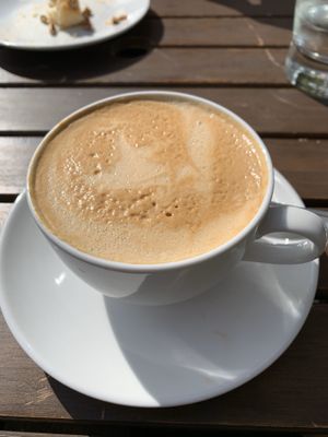 Soy milk latte  at Tree House in St Louis