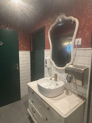 Funky toilets !  at La Pizza del Pecat in Sitges