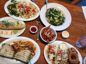 our meal at Veggie Grill - Irvine Crossroads in Irvine