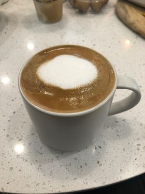 Cashew cappuccino  at Nectar   in Abu Dhabi