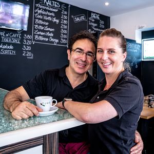   at Eiscafé numero UNO in Guenzburg