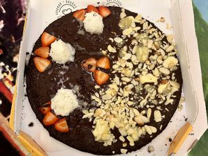 Sweet pizza  at Fit de Fato   in Rio De Janeiro