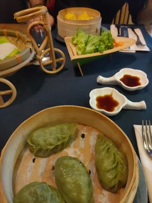 Ravioli di verdure, ravioli con edamame at Stella d'Asia in Milan
