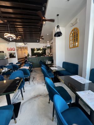Seating  at Daddyji in Claremont
