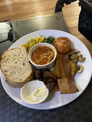 Vegan big breakfast  at Affinity Cafe in Roleystone