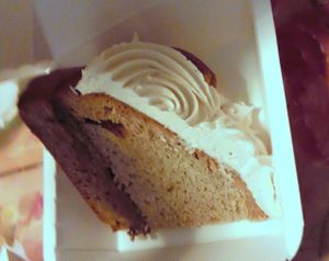 Vegan banana cake at Affinity Cafe in Roleystone