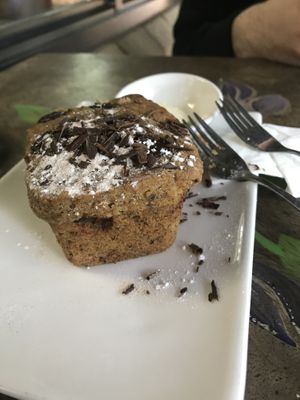 choc chip banana bread at Affinity Cafe in Roleystone