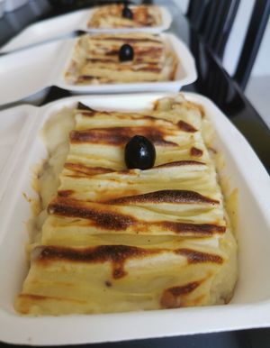 Lentils pie at Verde Aos Pedaços in Corroios