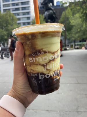 Avocado coffee  at Jamba in Melbourne