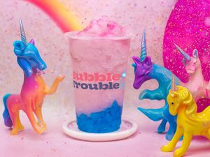 Unicorn Dream Delight - April Fools' Special (available every 4 years) at Bubble Trouble in Newport