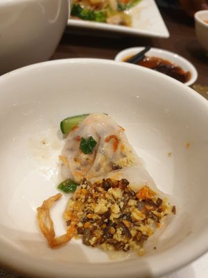 Inside Steamed Rice Pancake / Banh Cuon $18.00 at Nhi Nuong 2 Sisters  in Sunshine