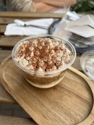 Vegan tiramisu  at Vi&Vie Gourmet Kitchen & Café in Vienna