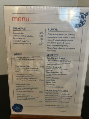 menu  at Vi&Vie Gourmet Kitchen & Café in Vienna