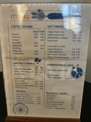 menu  at Vi&Vie Gourmet Kitchen & Café in Vienna