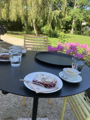 View from the terrace   at Café im Haus am Waldsee in Berlin