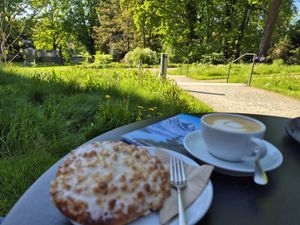 Streusselkuchen at Café im Haus am Waldsee in Berlin