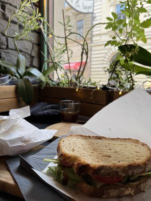   at Zërgë Coffeeshop in Budapest