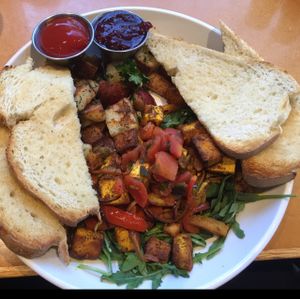 tofu scramble  at Stella's - Plug In in Winnipeg