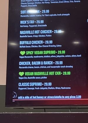   at Nick's Pizza South Beach in Miami Beach