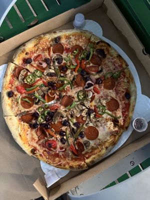 Yum!  at Nick's Pizza South Beach in Miami Beach