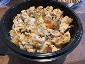 Poke with crispy tofu vegan   at Yin Yang Sushi in Malaga