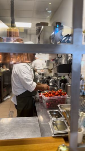 Chefs kitchen   at Via Pasteria in Milan