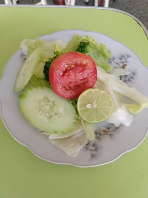Salad that came with meal at Ebenezer - De Mayo in Tacna