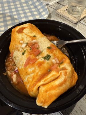 Vegan burrito   at Las Margaritas in Slingerlands
