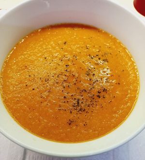 Tomato soup at Ly Phuoc Meal Plan N Cooking Class in Hanoi