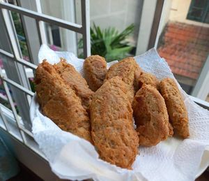 Chickpea fritters at Ly Phuoc Meal Plan N Cooking Class in Hanoi