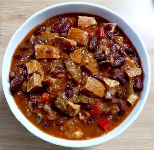 Vegan chilli at Ly Phuoc Meal Plan N Cooking Class in Hanoi