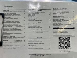 All day menu  at Pablo & Rusty's - Brisbane in Brisbane