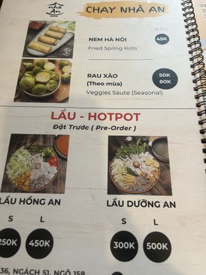   at Nhà An Vegetarian in Hanoi
