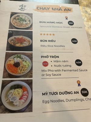   at Nhà An Vegetarian in Hanoi